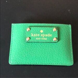 Kate Spade Green Card Holder